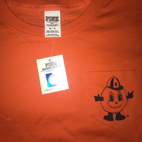 Pink collegiate collection Syracuse shirt NWT 🍊 - Picture 3 of 3